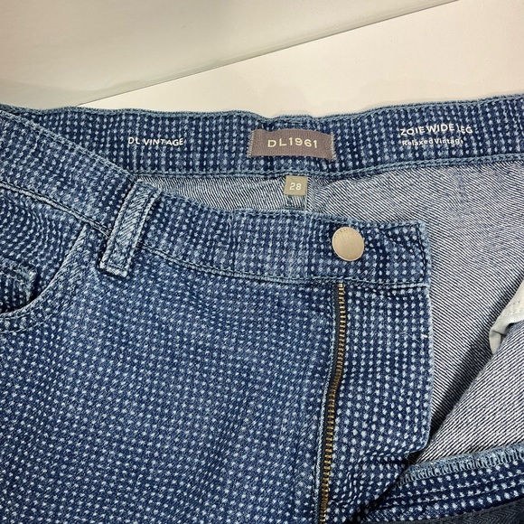 DL1961 Zoie Wide Leg DL Vintage Jeans in Mid Laser - Picture 11 of 15